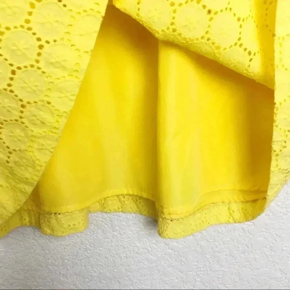 Kensie Yellow Dress Eyelet - Picture 6 of 7